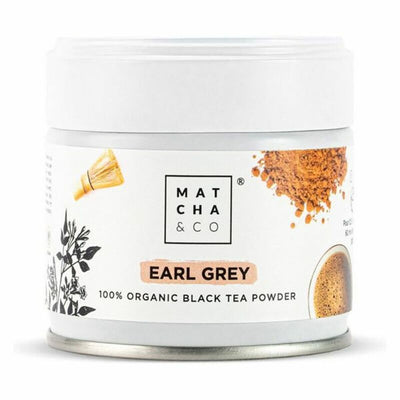 Complemento Alimentar Matcha & Co Earl Grey Black Tea Powder - debemcomavida.pt