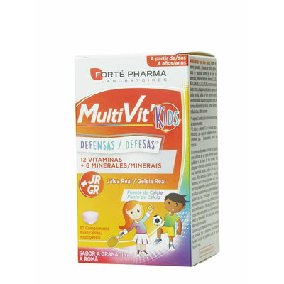 Multivitaminas Forté Pharma Multivit Kids 30 Unidades - debemcomavida.pt