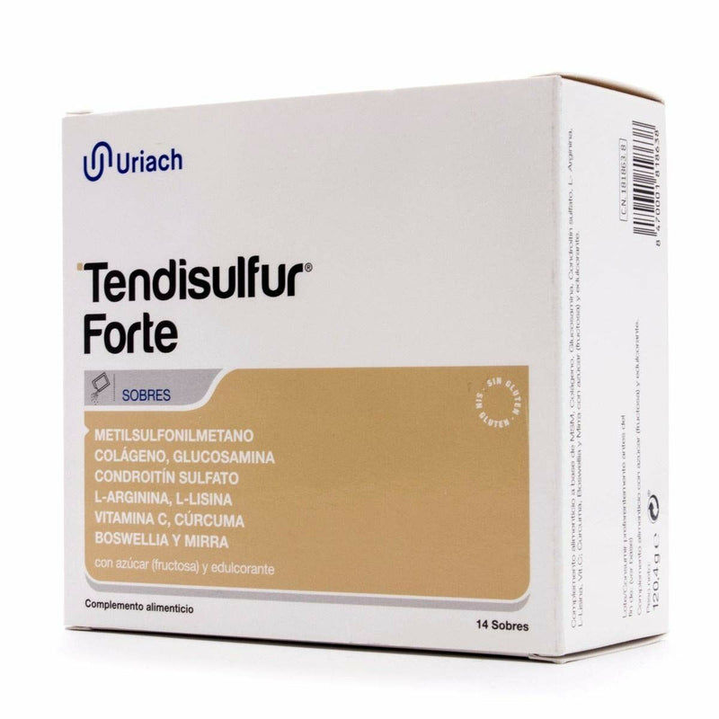 Complemento Alimentar Tendisulfur Forte 14 Unidades - debemcomavida.pt