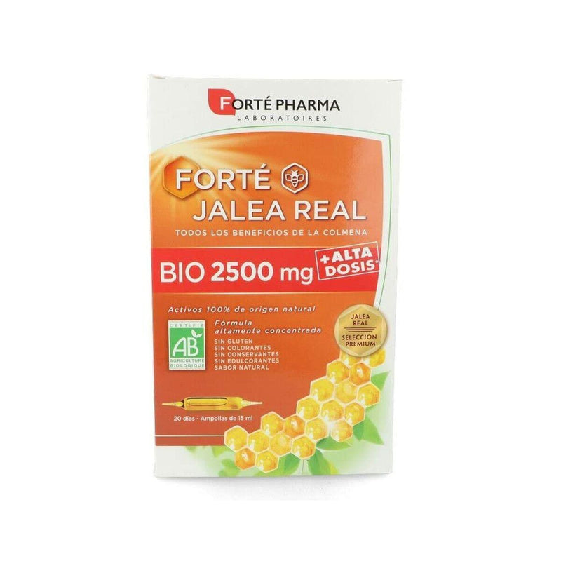 Geleia real Forté Pharma Bio 2500 mg 20 Unidades - debemcomavida.pt