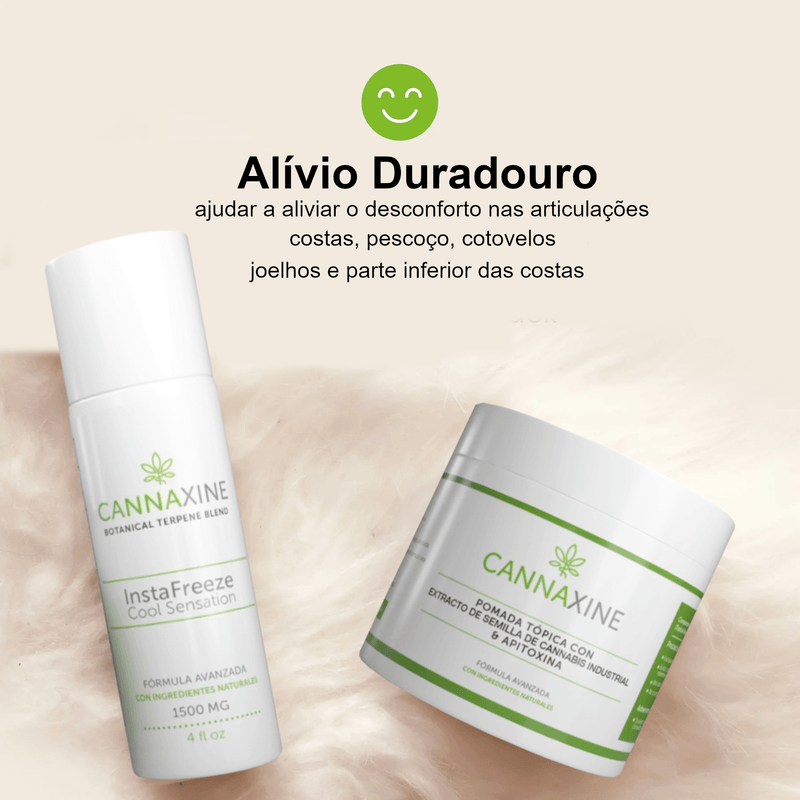 Cannaxine Creme 50 ml + Roll-on 15 ml - debemcomavida.pt