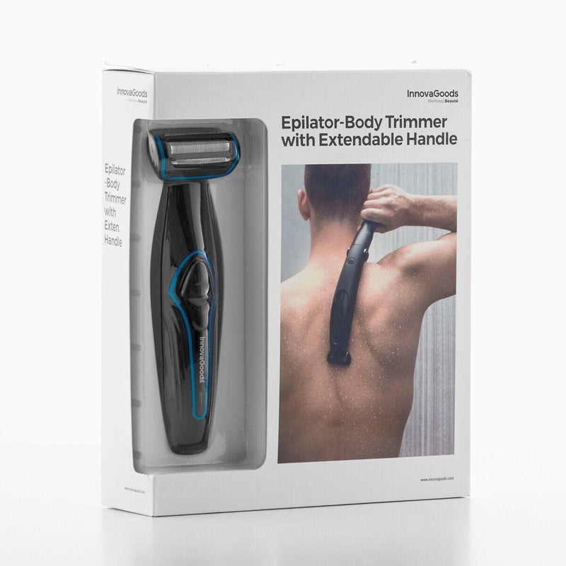 Depiladora Corporal Masculina com Cabo Extensível InnovaGoods - debemcomavida.pt