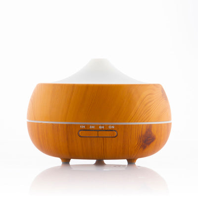 Humidificador Difusor de Aromas com LED Multicores Wooden-Effect InnovaGoods - debemcomavida.pt