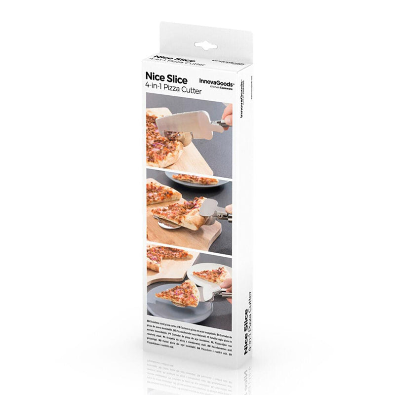 Cortador de Pizza 4-in-1 Nice Slice InnovaGoods - debemcomavida.pt