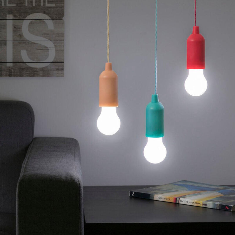 Lâmpada LED Portátil com Cordão Bulby InnovaGoods - debemcomavida.pt