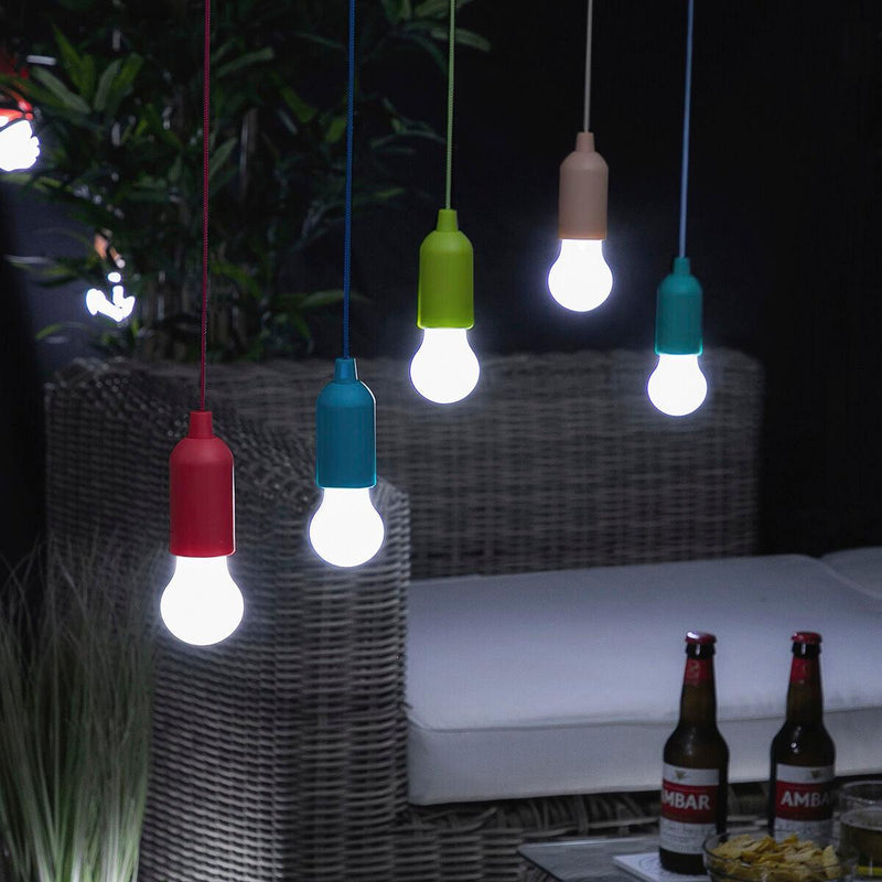 Lâmpada LED Portátil com Cordão Bulby InnovaGoods - debemcomavida.pt