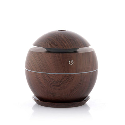 Mini-Humidificador Difusor de Aromas Dark Walnut InnovaGoods - debemcomavida.pt