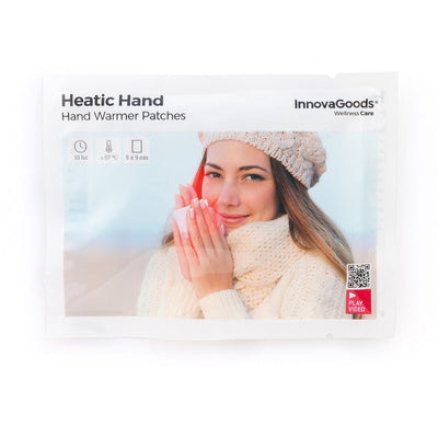 Adesivos Aquecedores de Mãos Heatic Hand InnovaGoods 10 Unidades - debemcomavida.pt