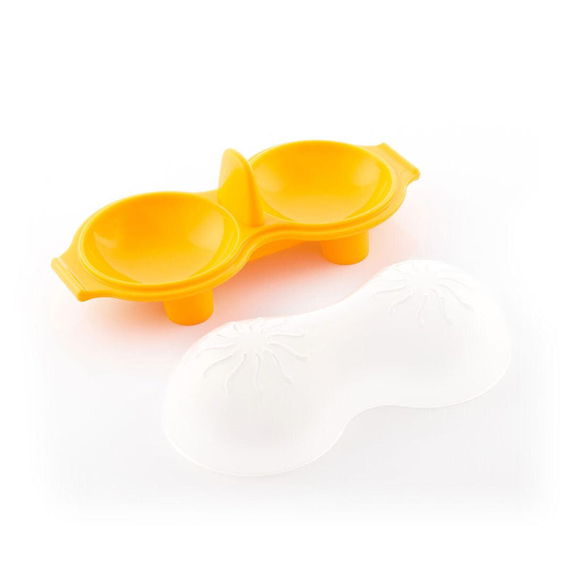 Cozedor de Ovos Duplo de Silicone Oovi InnovaGoods - debemcomavida.pt