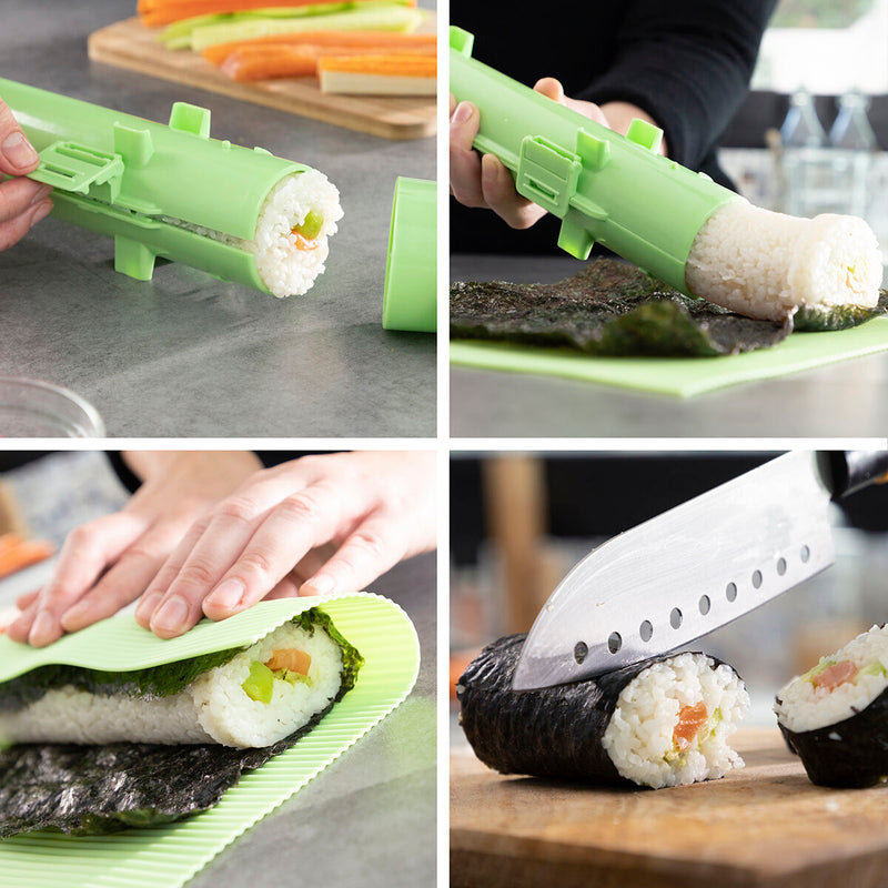 Conjunto de sushi com receitas Suzooka InnovaGoods 3 Peças - debemcomavida.pt