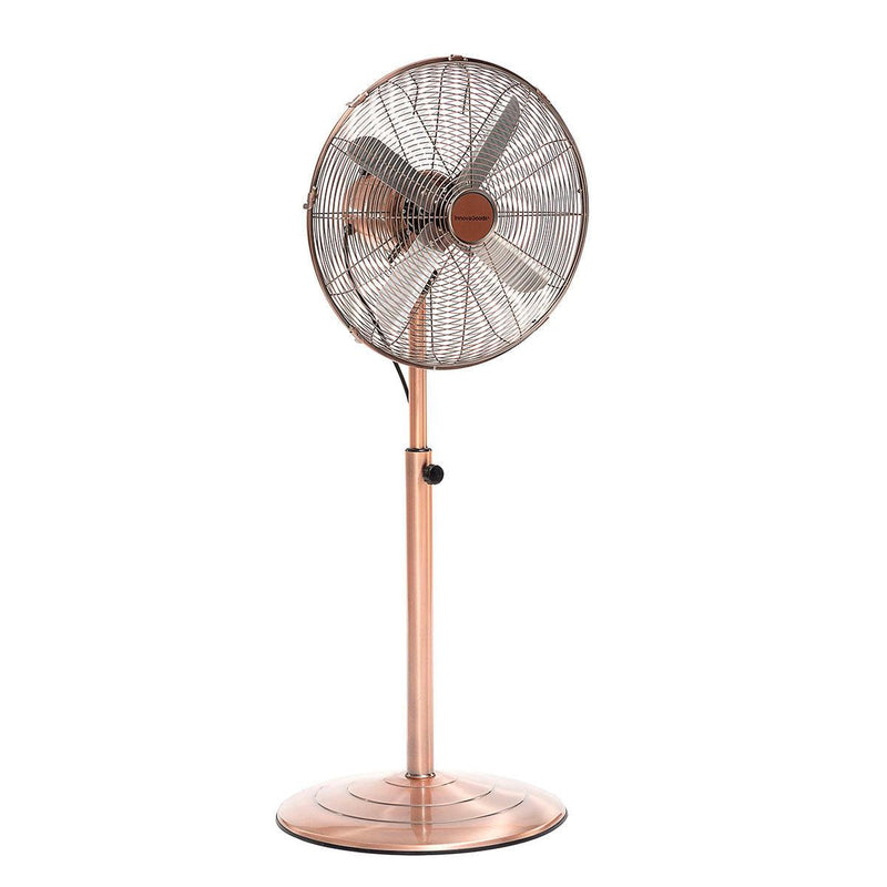 Ventilador de Pé Copper Retro InnovaGoods Ø 40 cm 55W - debemcomavida.pt