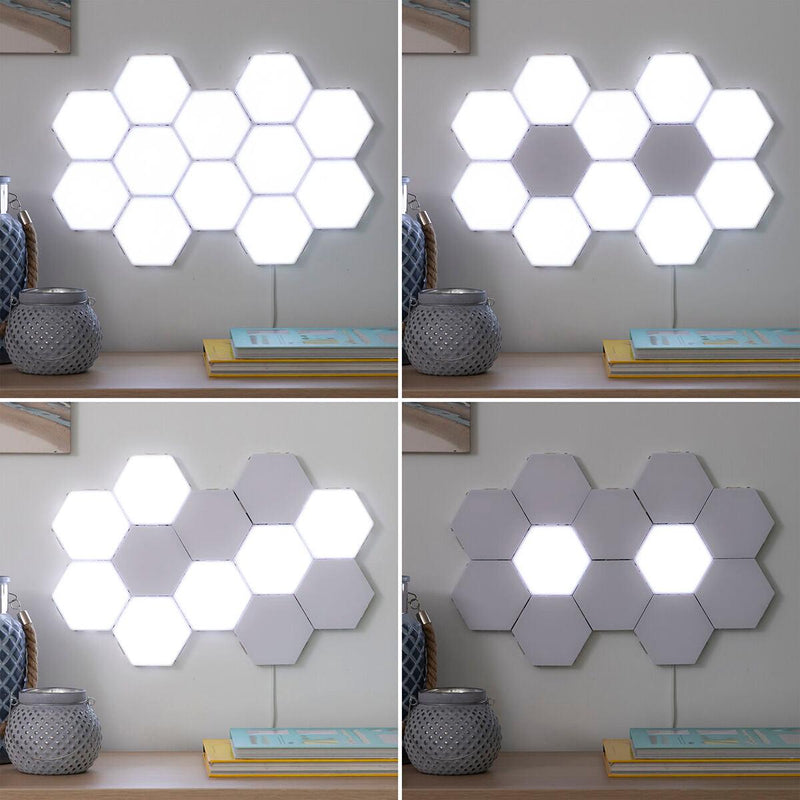 Conjunto de Painéis LED Modulares Magnéticos e Táteis Tilight InnovaGoods (Pack de 3) - debemcomavida.pt