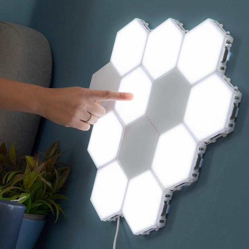 Conjunto de Painéis LED Modulares Magnéticos e Táteis Tilight InnovaGoods (Pack de 3) - debemcomavida.pt