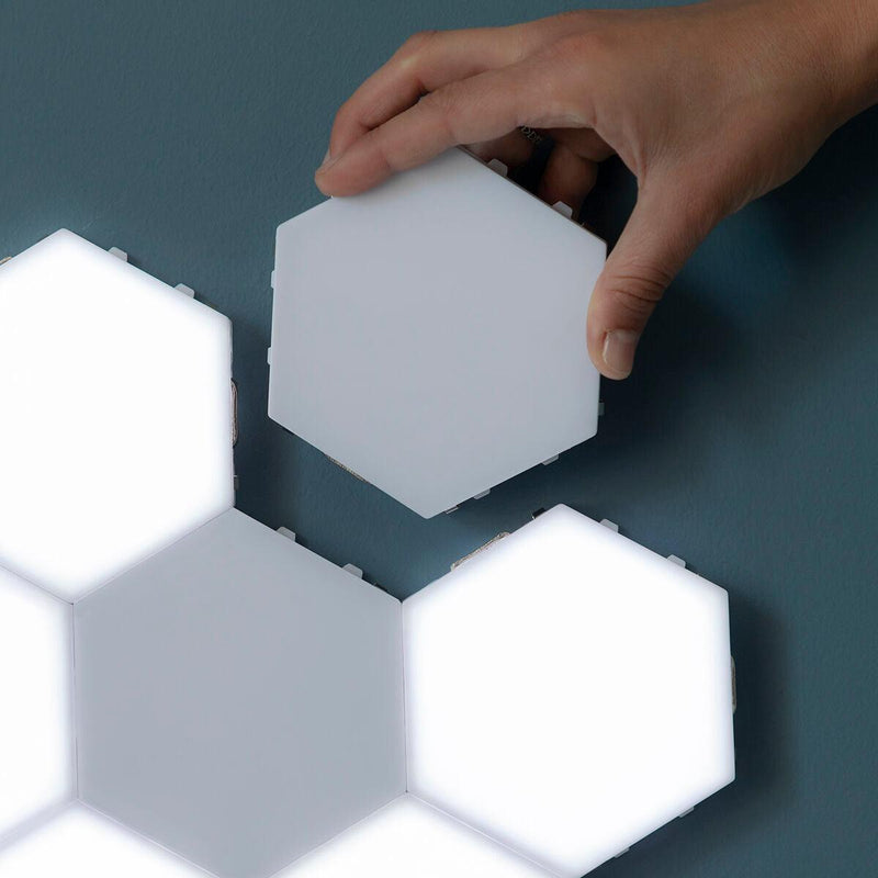 Conjunto de Painéis LED Modulares Magnéticos e Táteis Tilight InnovaGoods (Pack de 3) - debemcomavida.pt