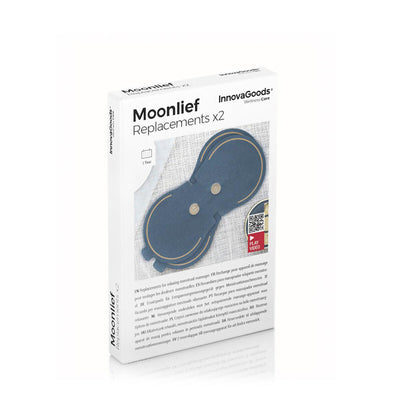 Parches de Reposição para Massajador Relaxante Menstrual Moonlief InnovaGoods (Pack de 2) - debemcomavida.pt