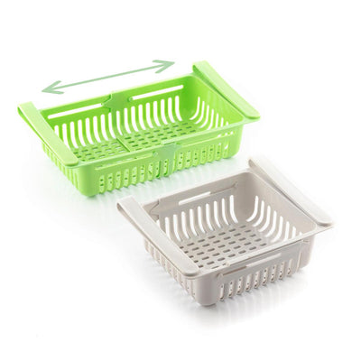 Organizador de Frigorífico Ajustável Friwer InnovaGoods (pack de 2) - debemcomavida.pt