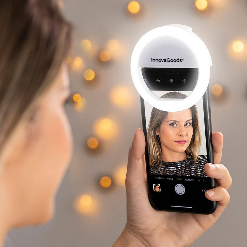 Arco de Luz Recarregável para Selfies Instahoop InnovaGoods - debemcomavida.pt