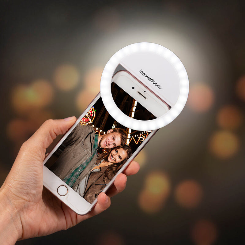 Arco de Luz Recarregável para Selfies Instahoop InnovaGoods - debemcomavida.pt