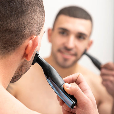 Máquina de Barbear Recarregável Ergonómica Multifunções 4 em 1 Trimfor InnovaGoods - debemcomavida.pt