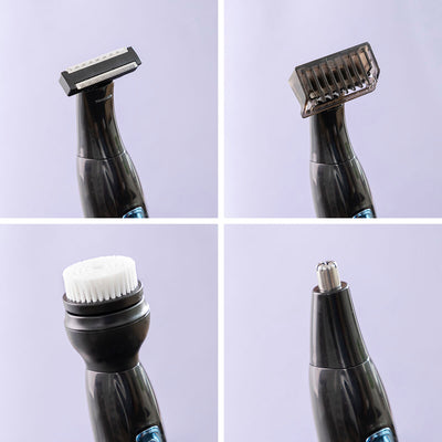 Máquina de Barbear Recarregável Ergonómica Multifunções 4 em 1 Trimfor InnovaGoods - debemcomavida.pt