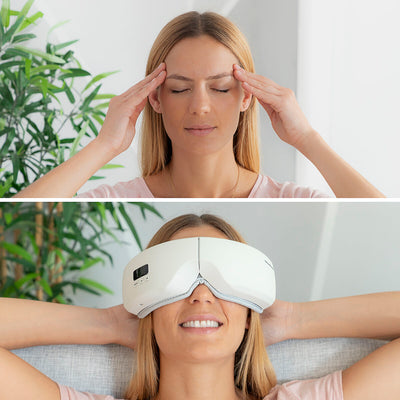 Aparelho de Massagem Ocular com Compressão de Ar 4 em 1 Eyesky InnovaGoods - debemcomavida.pt