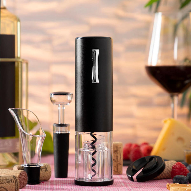 Saca-rolhas Elétrico Recarregável com Acessórios para Vinho Corklux InnovaGoods - debemcomavida.pt