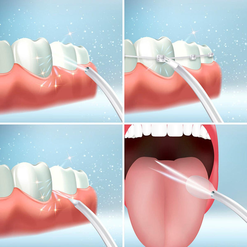 Irrigador Oral Portátil Recarregável Denter InnovaGoods - debemcomavida.pt