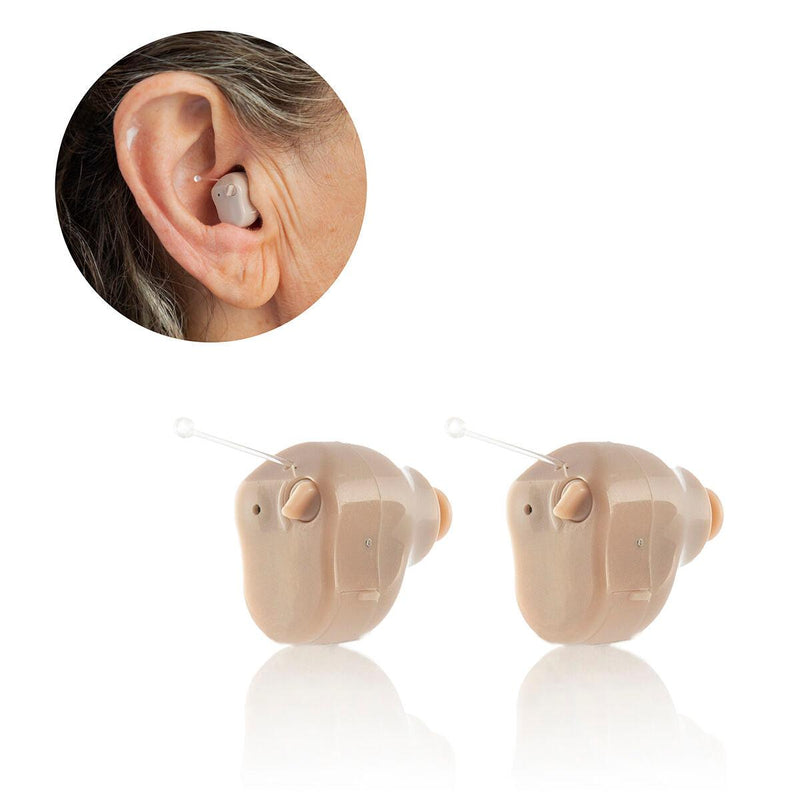 Amplificador de Som Intra-auricular com Acessórios Hearzy InnovaGoods 2 Unidades - debemcomavida.pt