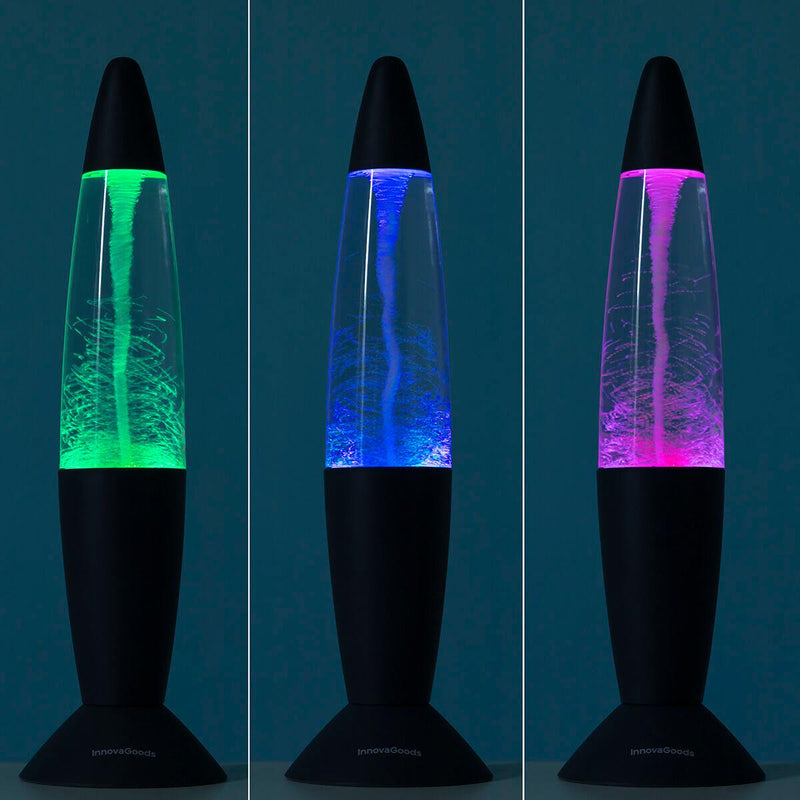 Lâmpada de Lava LED Tornado Twamp InnovaGoods - debemcomavida.pt