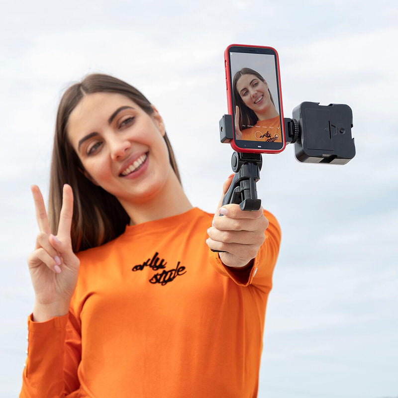 Kit Vlogging com Luz, Microfone e Comando Plodni InnovaGoods 6 Peças - debemcomavida.pt