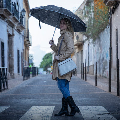 Guarda-chuva Dobrável de Fecho Invertido com LED Folbrella InnovaGoods - debemcomavida.pt