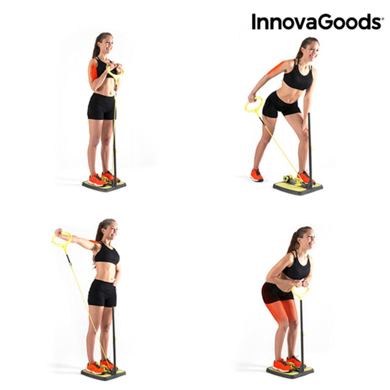 Plataforma Vibratória de Treino com Acessórios e Guia de Exercícios InnovaGoods IG117209 (Recondicionado A) - debemcomavida.pt