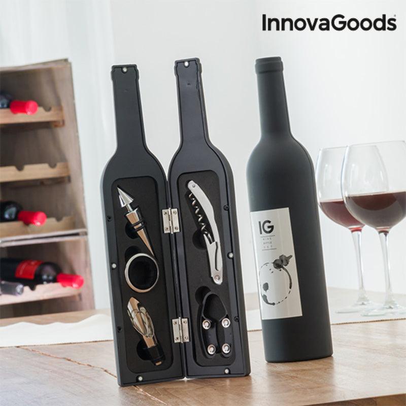 Estojo de Vinho Garrafa InnovaGoods IG114260 Aço inoxidável (Recondicionado A) - debemcomavida.pt