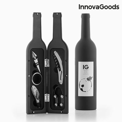 Estojo de Vinho Garrafa InnovaGoods IG114260 Aço inoxidável (Recondicionado A) - debemcomavida.pt