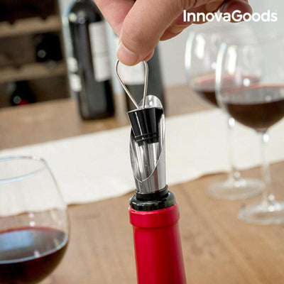 Estojo de Vinho Garrafa InnovaGoods IG114260 Aço inoxidável (Recondicionado A) - debemcomavida.pt