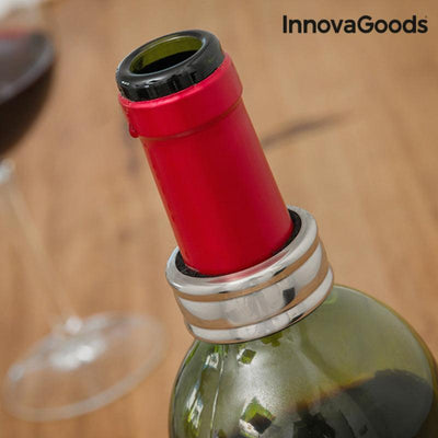 Estojo de Vinho Garrafa InnovaGoods IG114260 Aço inoxidável (Recondicionado A) - debemcomavida.pt