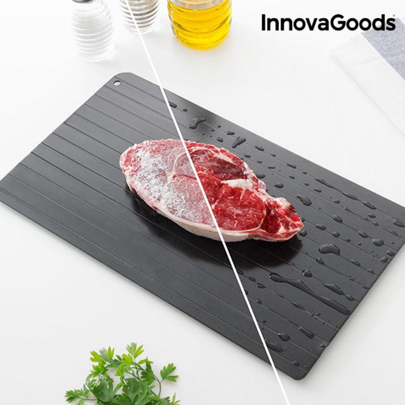 Tabuleiro de Descongelação Rápida de Alimentos Qheat InnovaGoods IG117247 Preto Antiaderente (Recondicionado A) - debemcomavida.pt