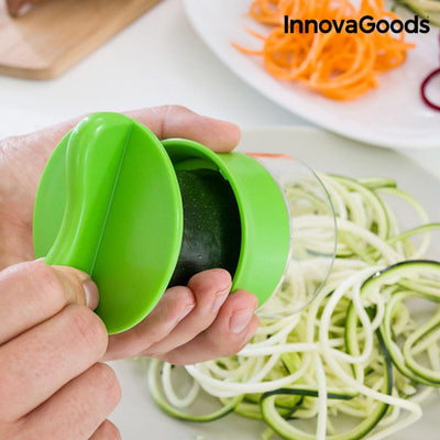 Cortador de Verduras em Espiral 3 em 1 InnovaGoods IG117919 Branco/Verde (Recondicionado A+) - debemcomavida.pt