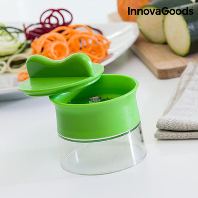 Cortador de Verduras em Espiral 3 em 1 InnovaGoods IG117919 Branco/Verde (Recondicionado A+) - debemcomavida.pt