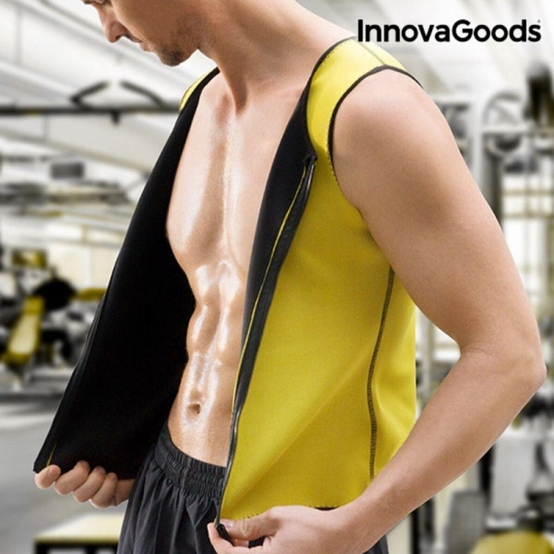 Colete Desportivo com Efeito Sauna para Homem Passwa InnovaGoods IG117742 Neopreno (Recondicionado A) - debemcomavida.pt