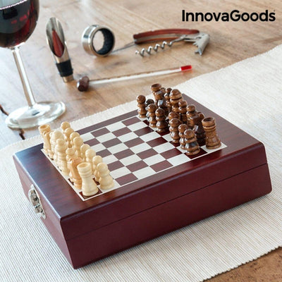 Conjunto de Acessórios para Vinho e Xadrez InnovaGoods 37 Peças (Recondicionado A) - debemcomavida.pt