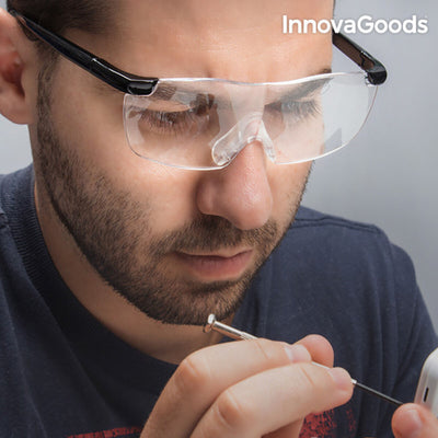 Óculos de Aumento InnovaGoods Transparente Versátil e adaptável (Recondicionado A) - debemcomavida.pt