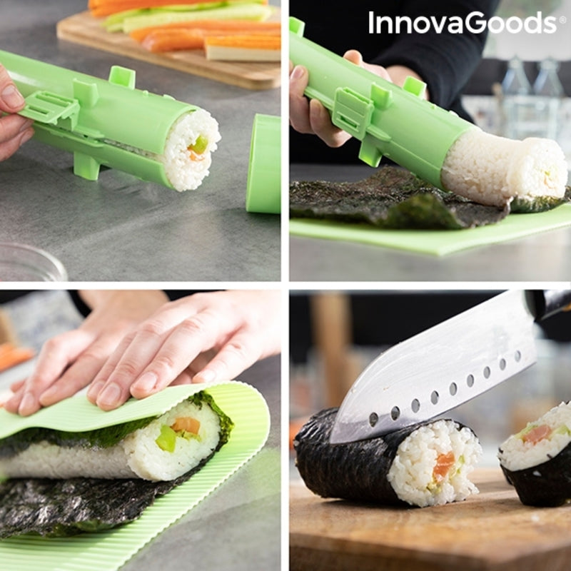 Conjunto de sushi com receitas InnovaGoods Suzooka (Recondicionado A) - debemcomavida.pt