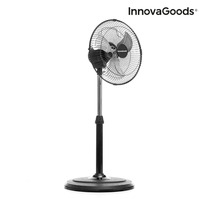 Ventilador de Pé InnovaGoods Preto 60 W (Recondicionado B) - debemcomavida.pt