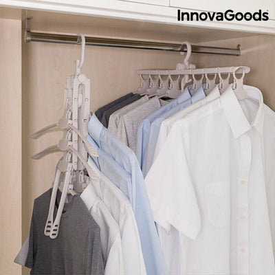 Conjunto de Cabides InnovaGoods Branco 8in1 (Recondicionado B) - debemcomavida.pt