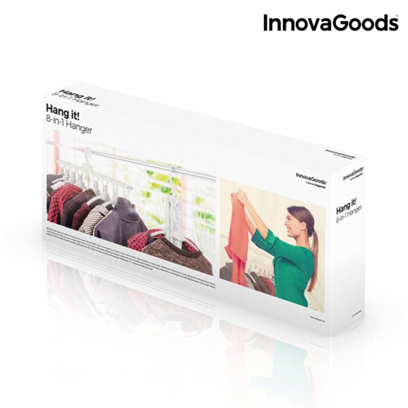 Conjunto de Cabides InnovaGoods Branco 8in1 (Recondicionado B) - debemcomavida.pt