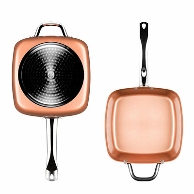 Conjunto de Frigideira Multifunções 5 em 1 Copper Coppans InnovaGoods (Recondicionado A) - debemcomavida.pt