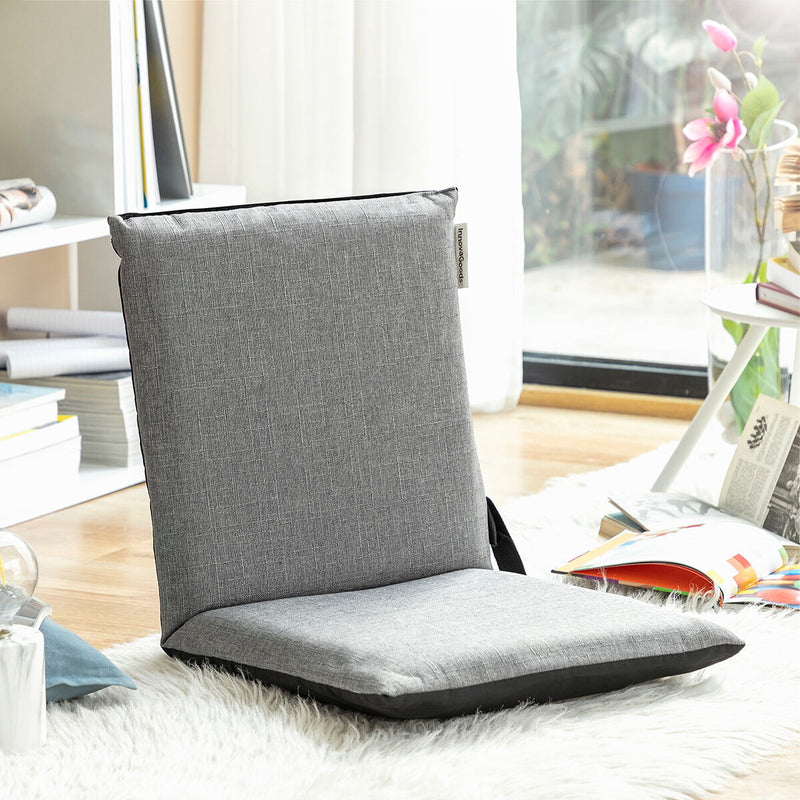 Cadeira de Chão Reclinável Sitinel InnovaGoods Cinzento Plástico (Recondicionado B) - debemcomavida.pt