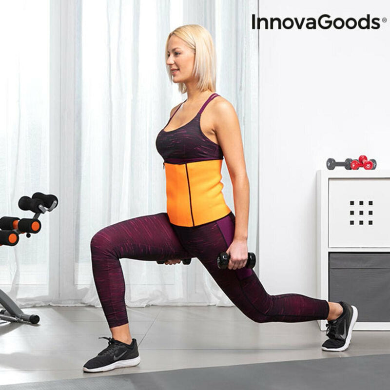 Cinta Adelgaçante Desportiva para Fitness com Efeito Sauna Swidle InnovaGoods 77 (Recondicionado A+) - debemcomavida.pt