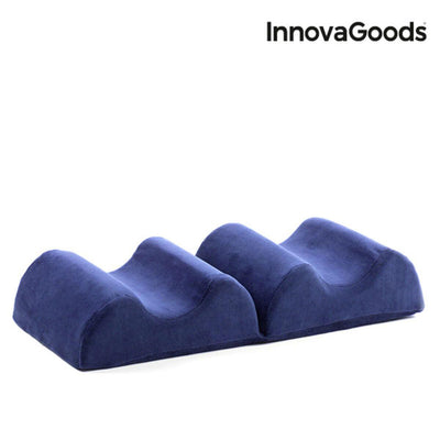 Almofada ergonómica para joelhos e pernas Jewel Bedding - Legs & Column Duo Pillow InnovaGoods IG113737 Azul (Recondicionado A) - debemcomavida.pt